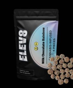 Buy Elev8 – 200mg THC Milk Chocolate Rainbow Online in Canada - Buy MDMA Canada